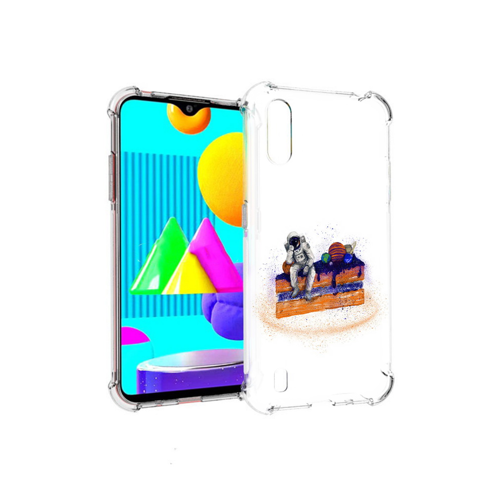 

Чехол MyPads Tocco для Samsung Galaxy M01 торт с планетами (PT151401.486.648), Прозрачный, Tocco