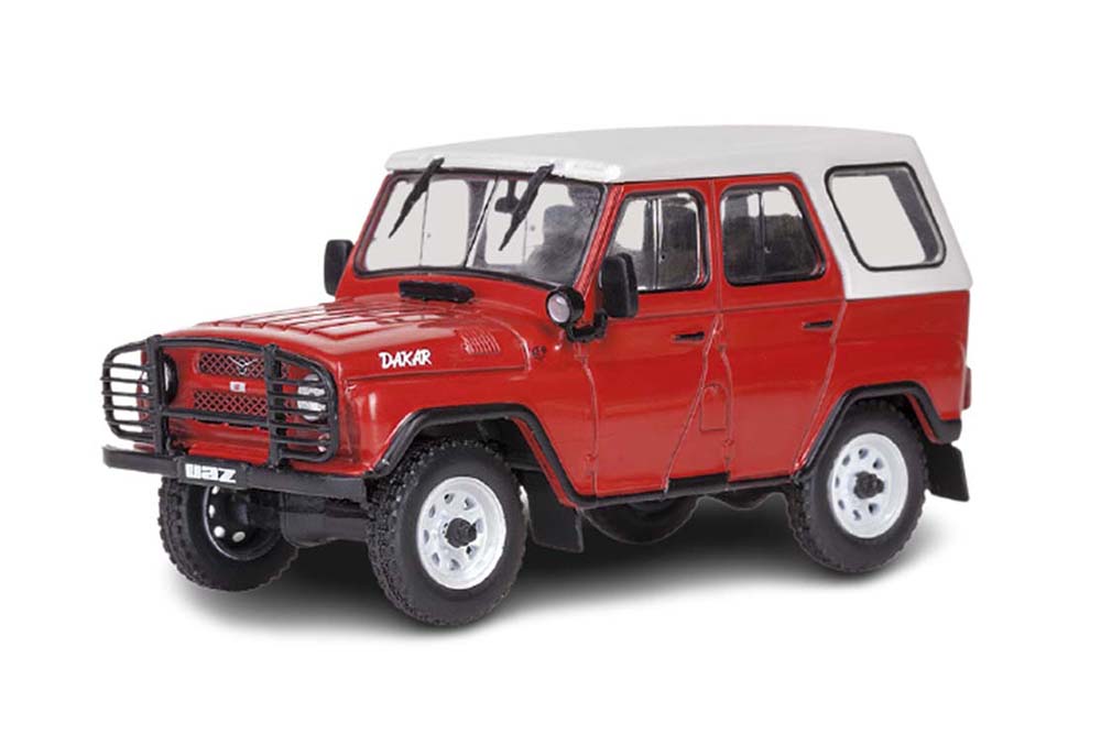 

Модель коллекционная Uaz / УАЗ-469 martorelli красный с белым (уаз на службе #1)