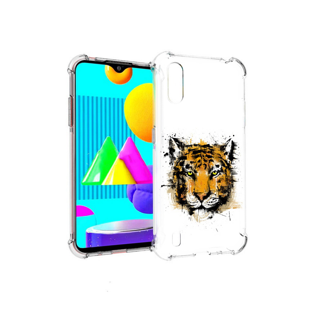 

Чехол MyPads Tocco для Samsung Galaxy M01 тигруля (PT151401.486.643), Прозрачный, Tocco