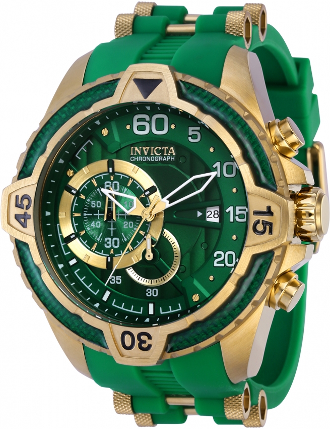 

Наручные часы мужские INVICTA 36428 зеленые, 36428