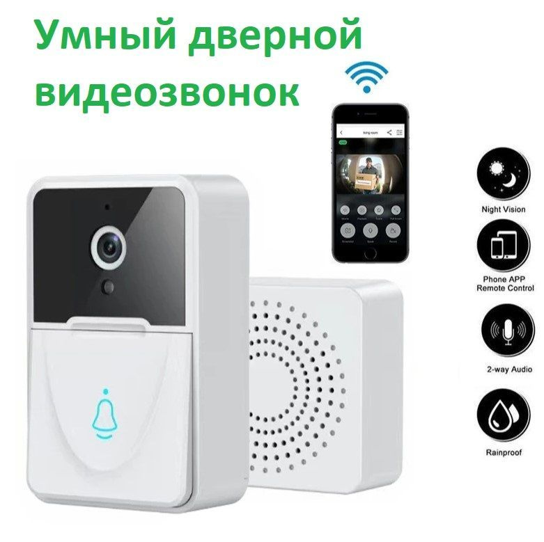 Умный беспроводной дверной звонок TOP-Store Mini Doorbell с Wi-Fi 145900₽