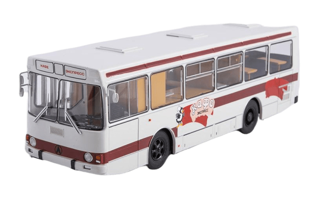 

Модель коллекционная MODIMIO Laz / ЛАЗ-4969 (наши автобусы. спецвыпуск #9), Белый