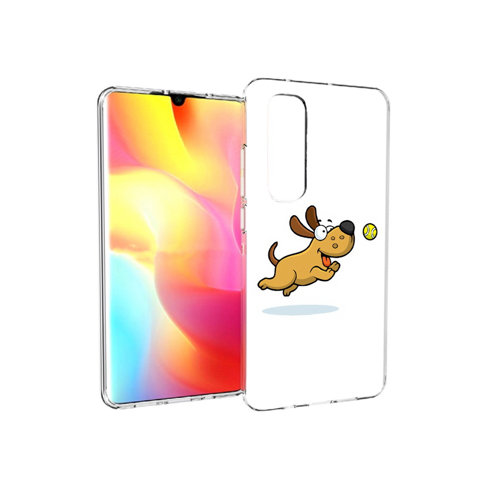 

Чехол MyPads Tocco для Xiaomi Mi Note 10 Lite пёсик (PT149714.254.563), Прозрачный, Tocco