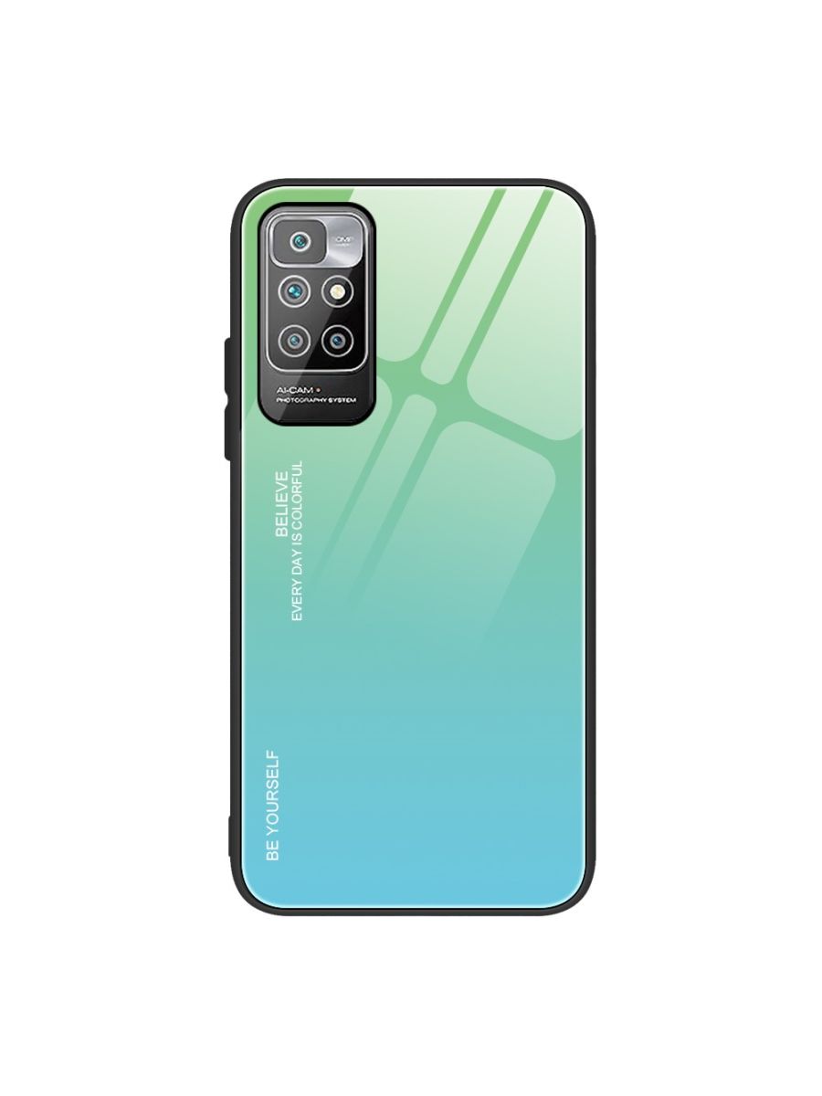 

Чехол Gradation для смартфона Xiaomi Redmi 10/10 Prime Бирюзовый
