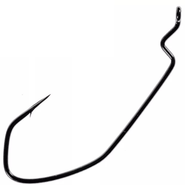 

Одинарные крючки Owner Nash Claw офсетные №3/0, с колечком, прямое острие, с бородкой, Черный, 5133 №3/0
