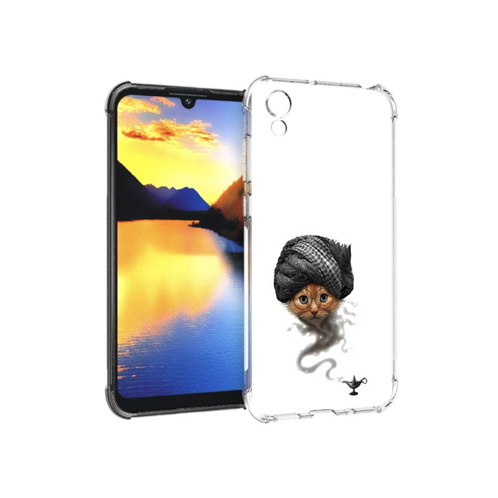 

Чехол MyPads Tocco для Huawei Y5 кот джин, Прозрачный, Tocco