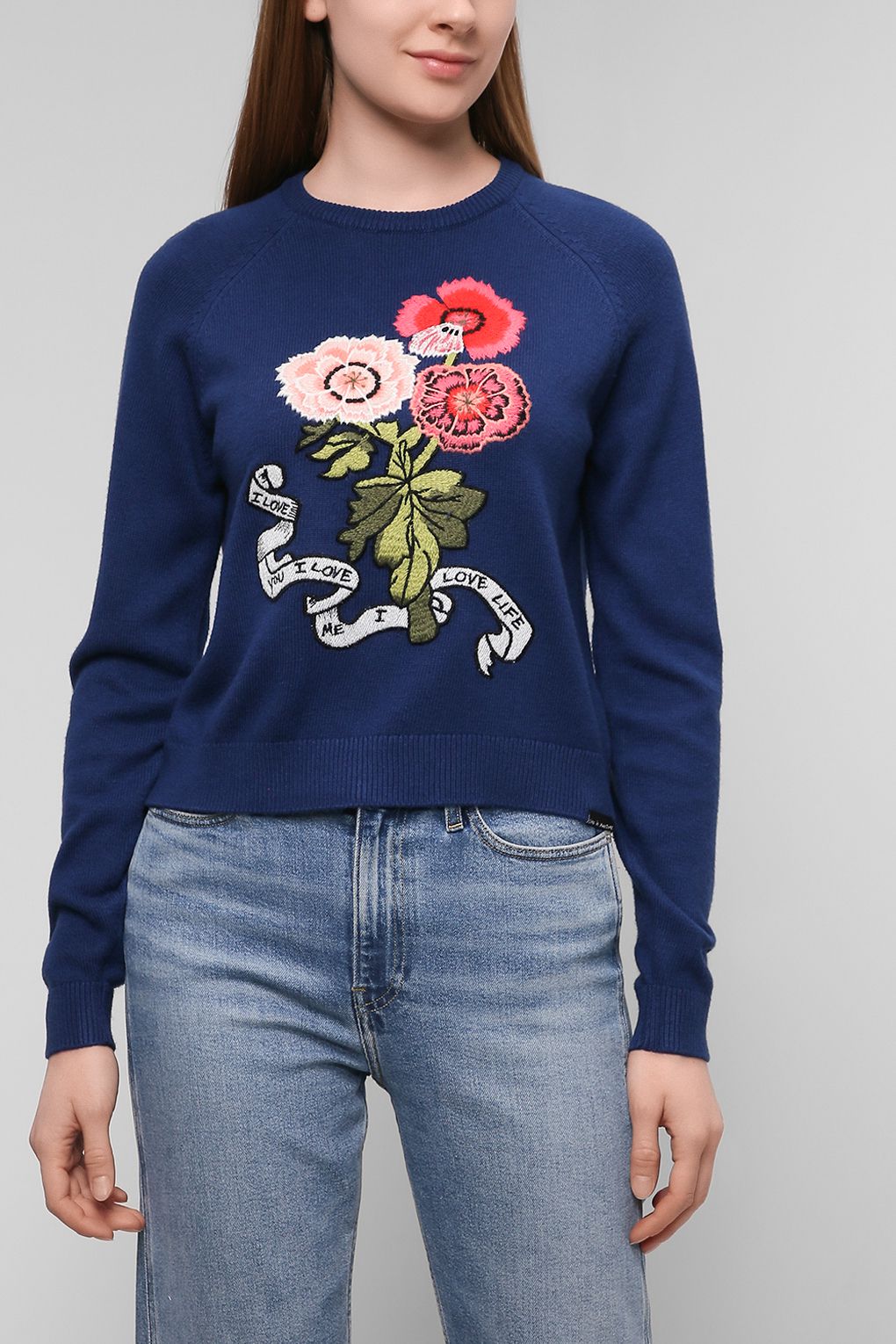 

Джемпер женский Desigual 22SWJF40 синий S, 22SWJF40