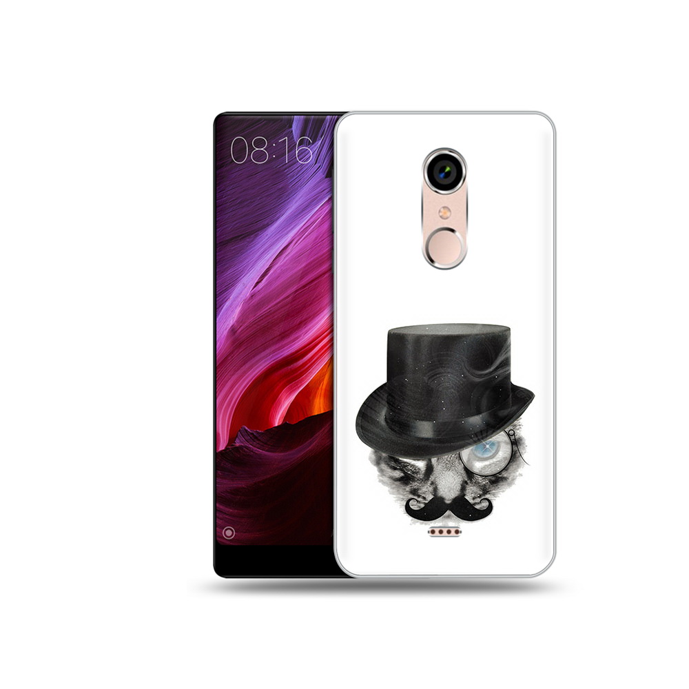 

Чехол MyPads Tocco для BQ 5050 Strike интелегентный кот, Прозрачный, Tocco