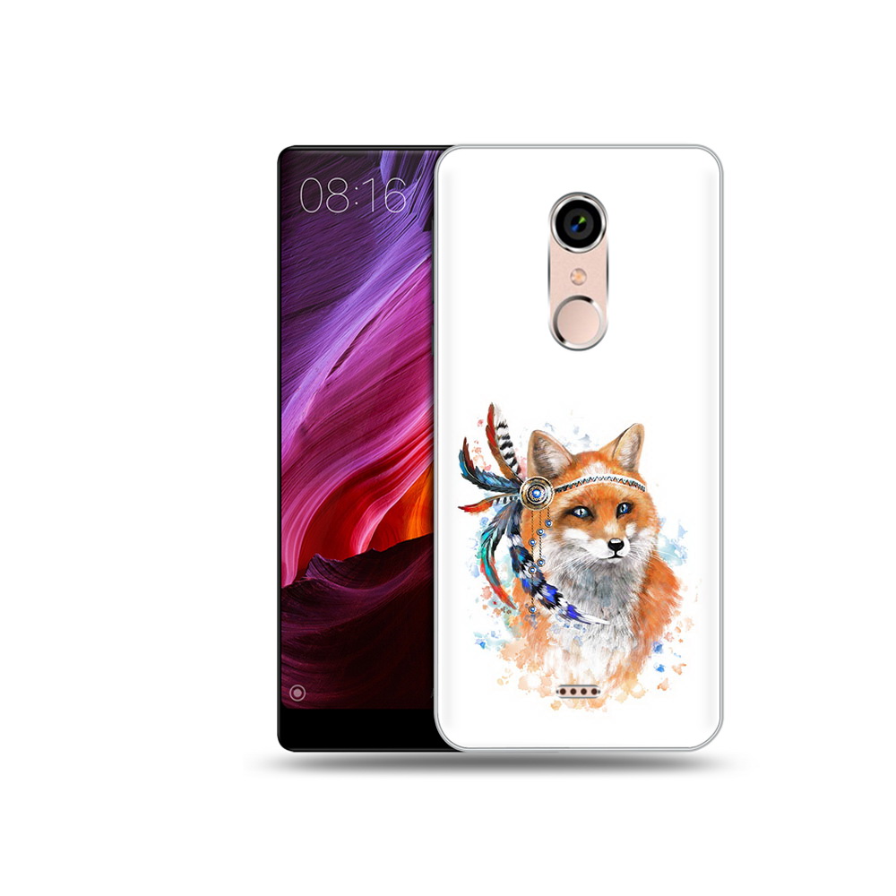 

Чехол MyPads Tocco для BQ 5050 Strike инду лиса, Прозрачный, Tocco