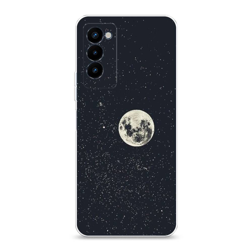 

Чехол на Tecno Camon 18P "Полнолуние", Красный, 300750-2