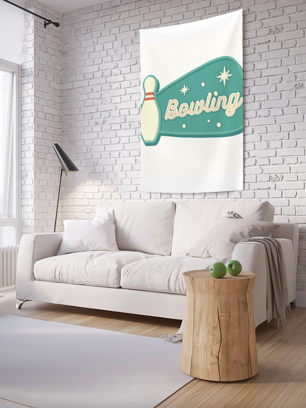 

Вертикальное фотопанно на стену JoyArty Игра Боулинг 100x150 см, Игра Боулинг