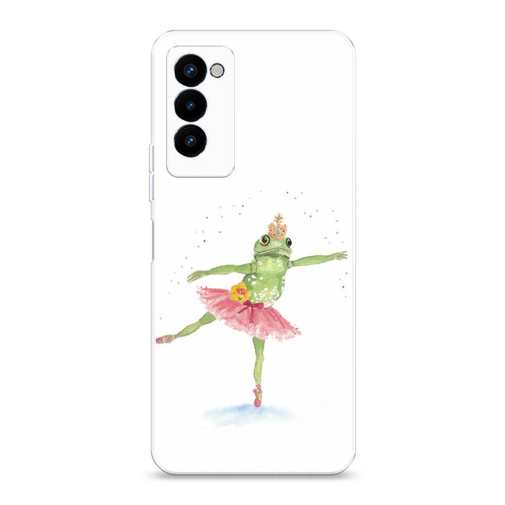 

Чехол на Tecno Camon 18P "Лягушка-балерина", Зеленый, 300750-4