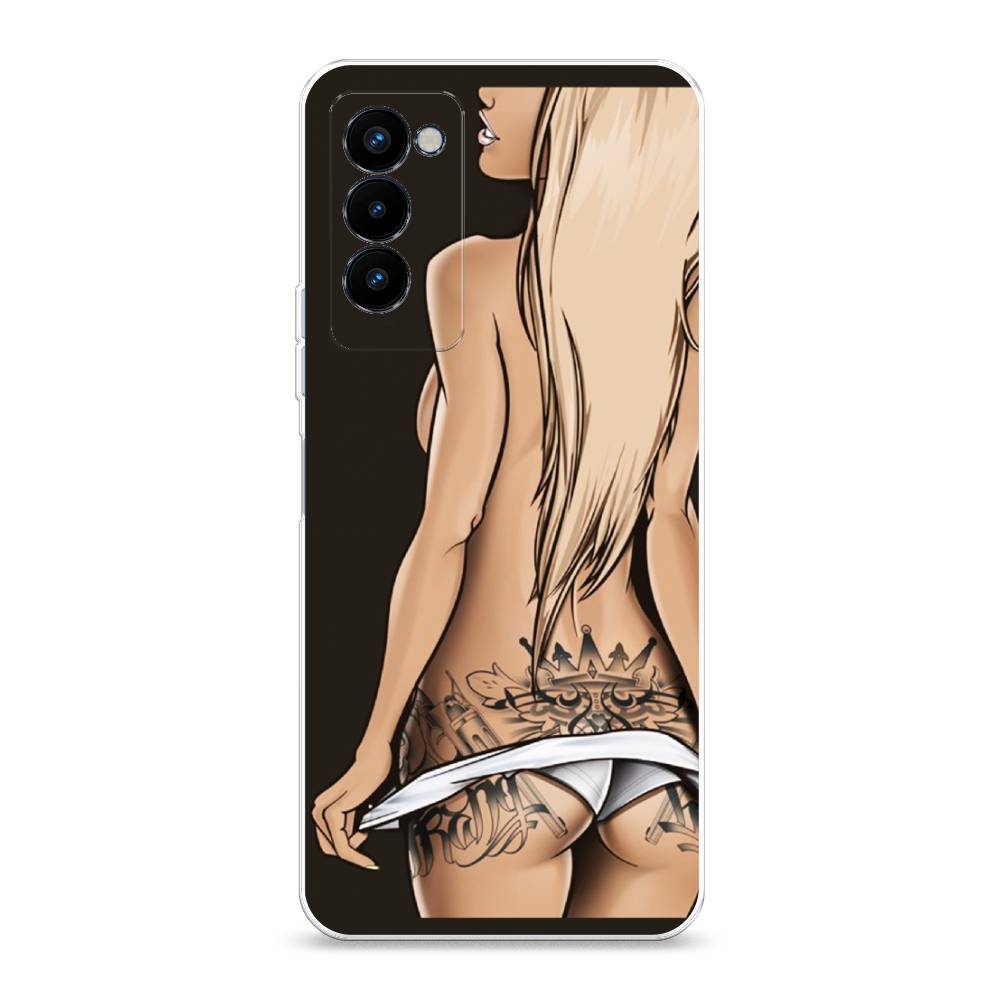 

Чехол на Tecno Camon 18P "Обнаженная девушка", 300750-6
