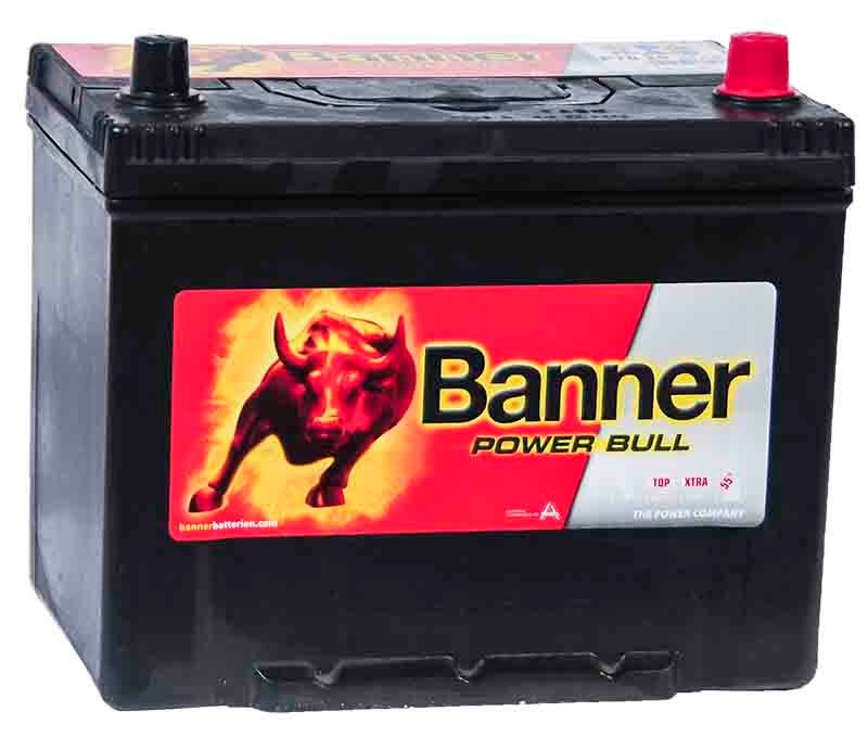 

Аккумулятор автомобильный Banner Power Bull Asia 70 А/ч 600 А обр. пол. P7029 (260x175x220, Азия D26 с бортиком