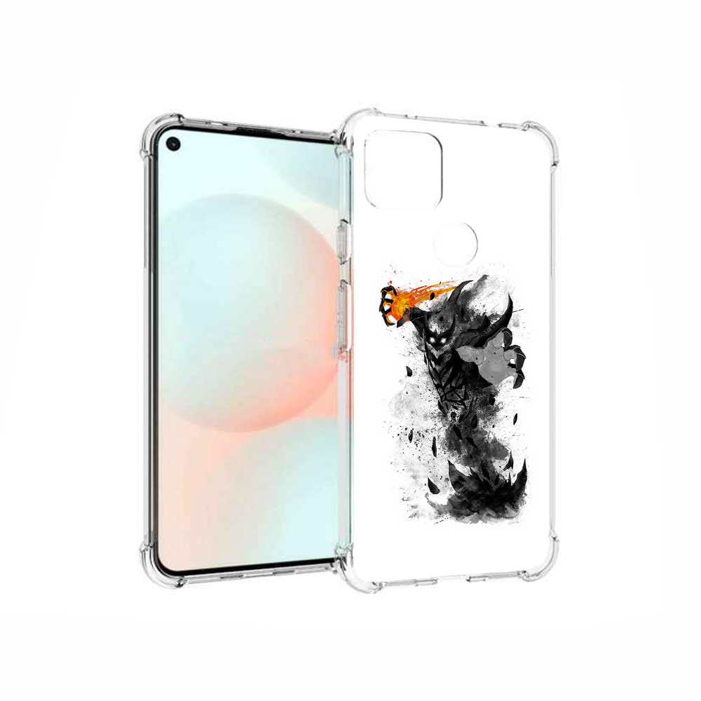 

Чехол MyPads Tocco для Google Pixel 5A nevermore черно белый, Прозрачный, Tocco