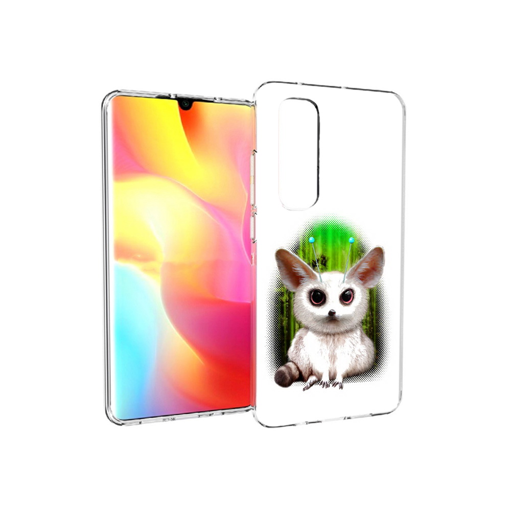 

Чехол MyPads Tocco для Xiaomi Mi Note 10 Lite пушистое животное (PT149714.254.560), Прозрачный, Tocco