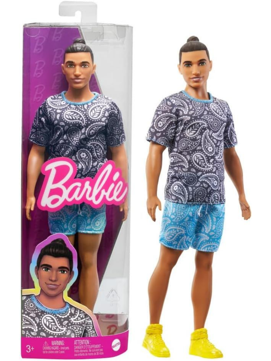 Кукла Кен серия Barbie футболка и шорты в стиле пейсли