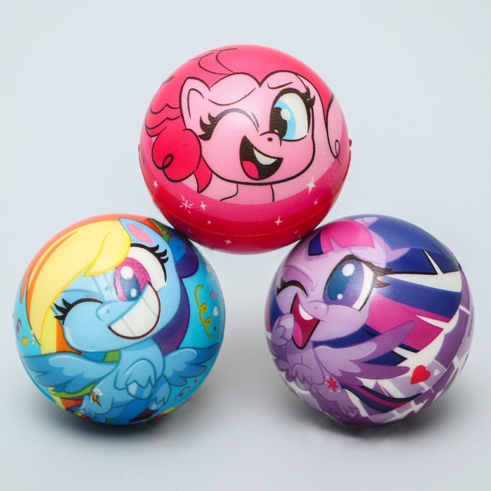 

Мягкий мяч "Пони" My Little Pony 6,3см, микс, My Little Pony