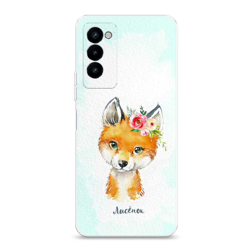 

Чехол на Tecno Camon 18P "Мой лисёнок", Голубой;оранжевый, 300750-1