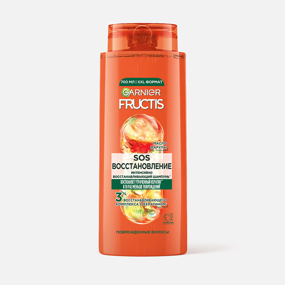 Шампунь Garnier Fructis SOS-восстановление для поврежденных волос, 700 мл