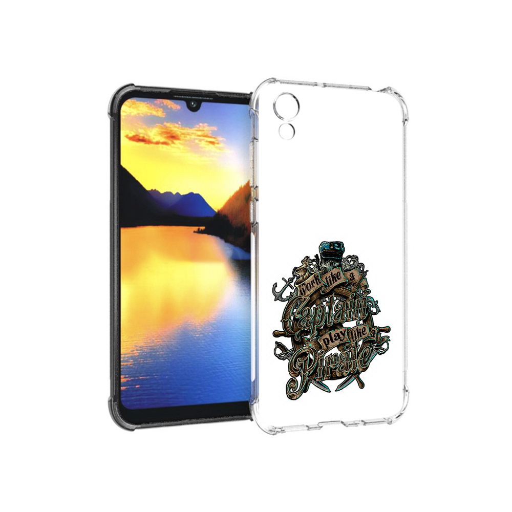 

Чехол MyPads Tocco для Huawei Y5 капитан пиратов, Прозрачный, Tocco
