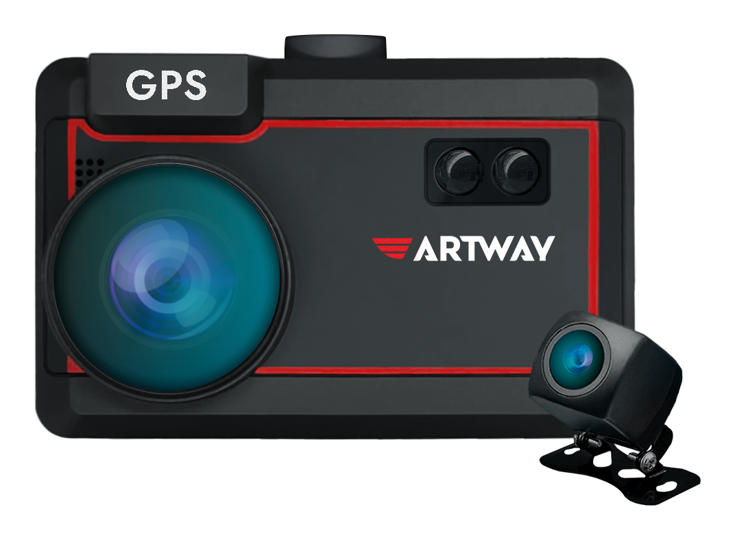 

Видеорегистратор Artway Signature Dual MD-209, Красный;черный, Signature Dual