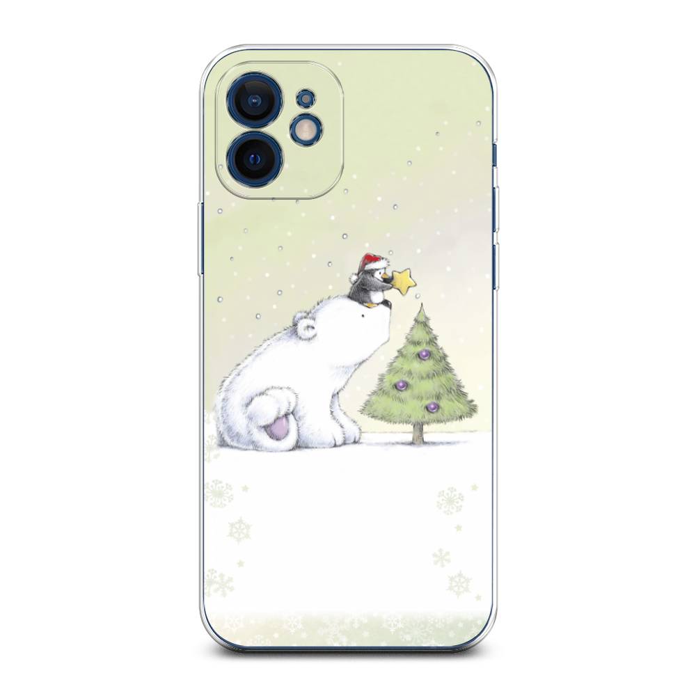 

Чехол для Apple iPhone 12 Mini "Украшение елки", Белый;бежевый, 12650-5