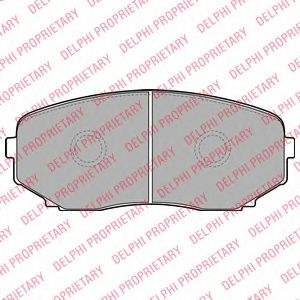 

Тормозные колодки DELPHI дисковые LP2101