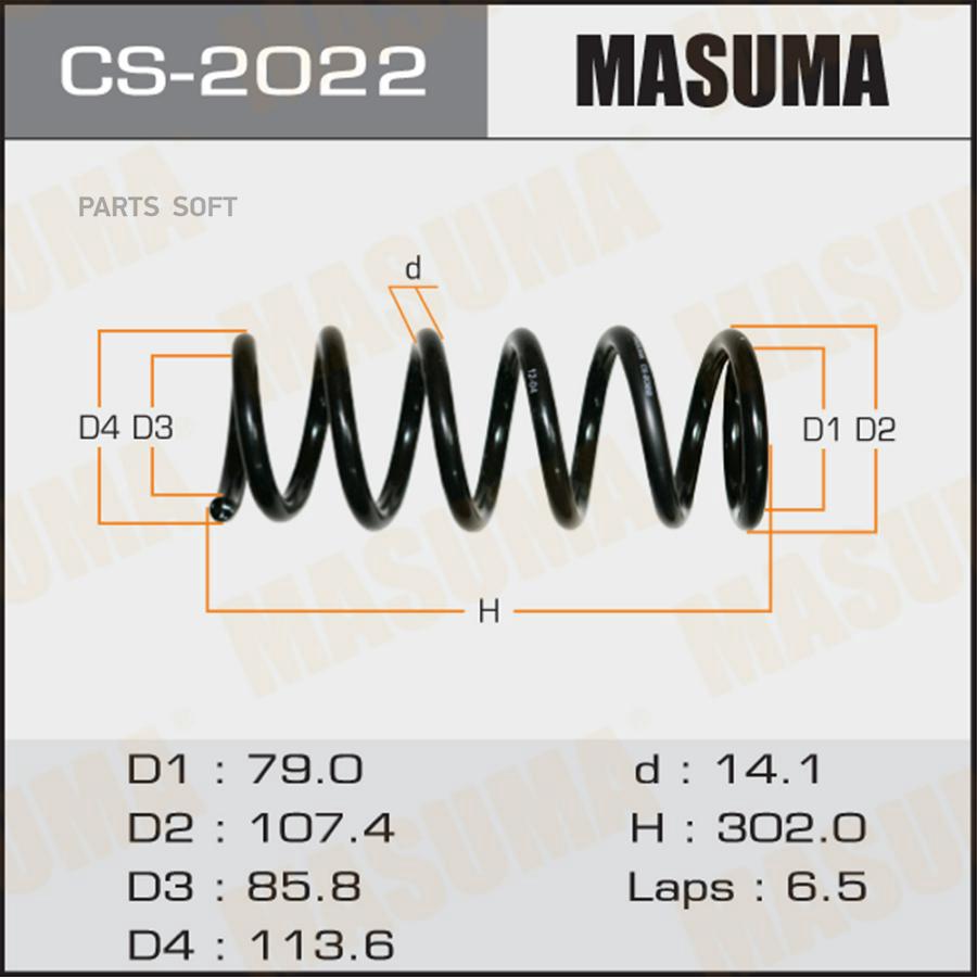 

Пружина подвески MASUMA CS-2022