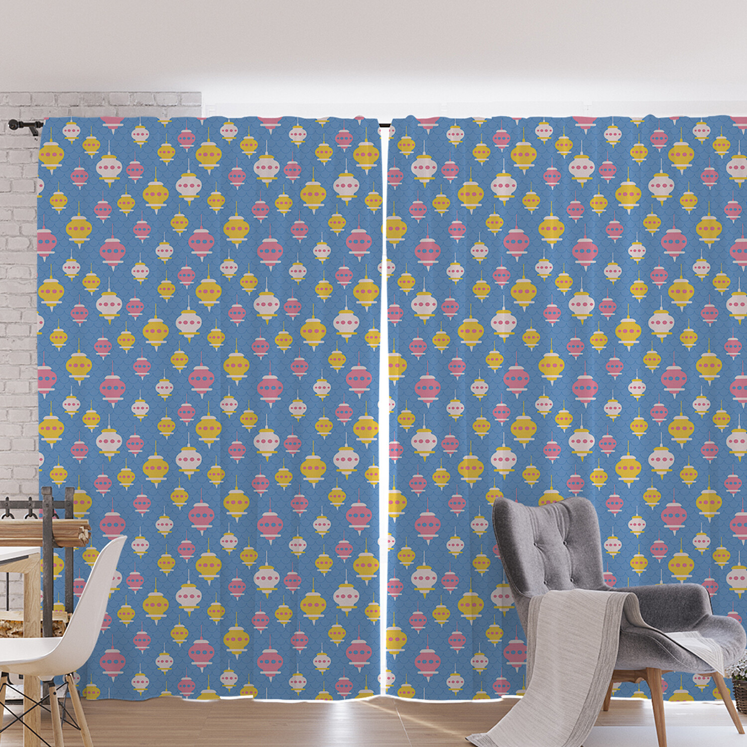 

Шторы под лён JoyArty "Восточные ягнята", серия Oxford DeLux, 340х265 см, Восточные ягнята