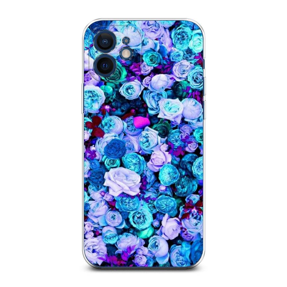 

Чехол для Apple iPhone 12 Mini "Цветочный ковер", Фиолетовый, 12650-2