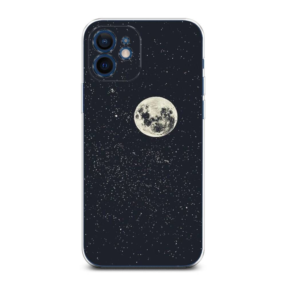 

Чехол на Apple iPhone 12 Mini "Полнолуние", Красный, 12650-2