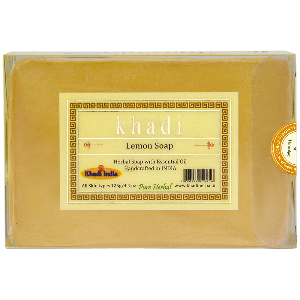 фото Мыло khadi лимон bath soap lemon хади india 125г