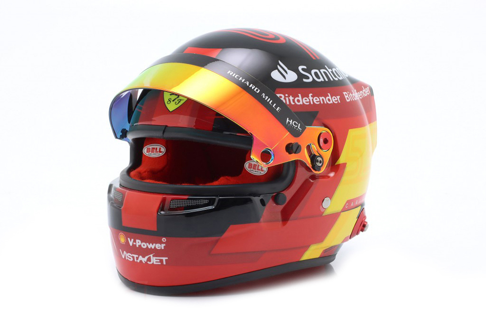 

Helmet carlos sainz jr. #55 scuderia ferrari formula 1 2023 / шлем карлоса сайнца феррари