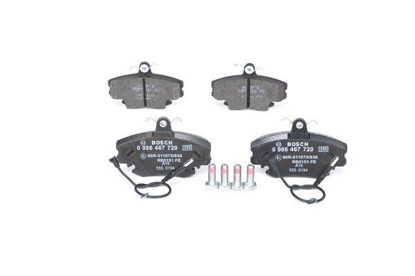 

Комплект тормозных колодок BOSCH 0986467720