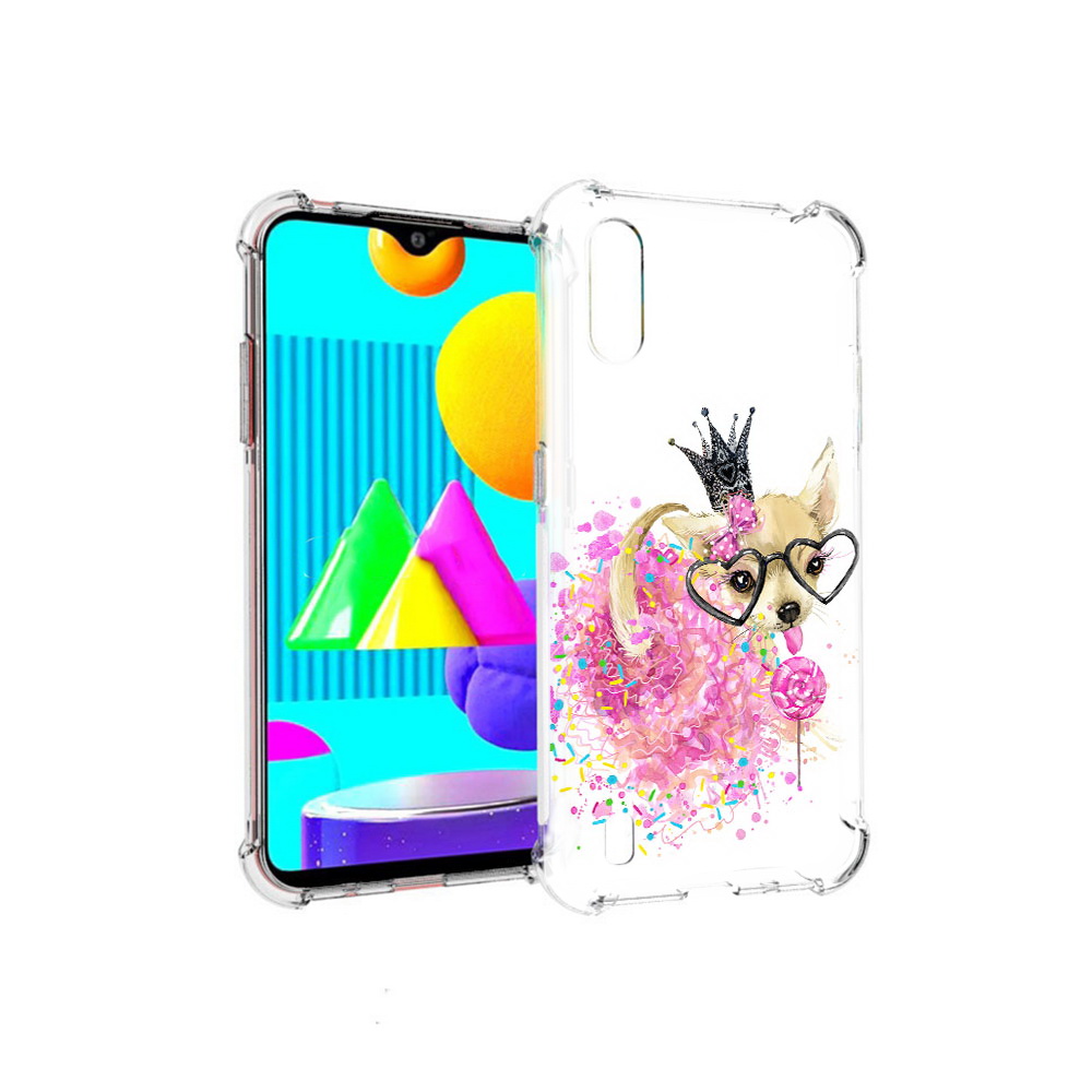 

Чехол MyPads Tocco для Samsung Galaxy M01 сладкая принцесса (PT151401.486.606), Прозрачный, Tocco