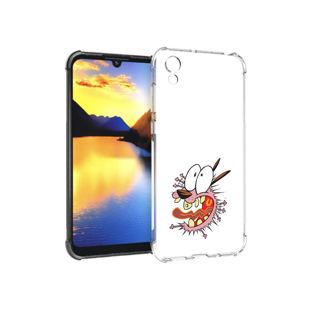 

Чехол MyPads Tocco для Huawei Y5 испуганный бобик, Прозрачный, Tocco