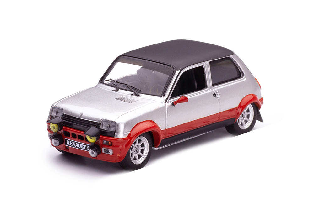 

Модель коллекционная IXO Renault 5 alpine customs 1978 silver/red, Серебристый