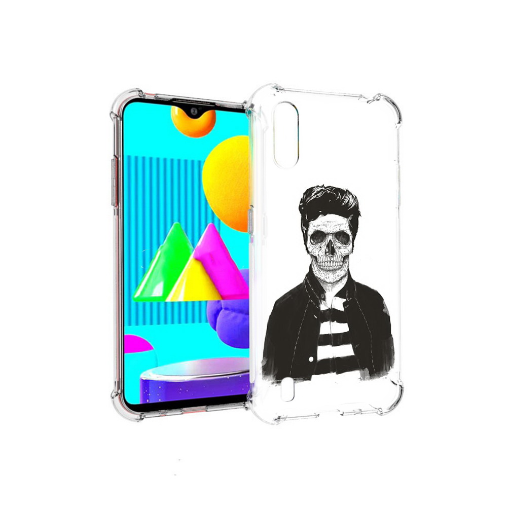 

Чехол MyPads Tocco для Samsung Galaxy M01 скелет (PT151401.486.604), Прозрачный, Tocco