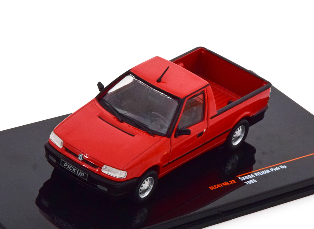 

Модель коллекционная IXO Skoda felicia pick up 1995 red, Красный