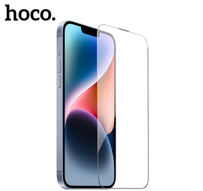 Защитное стекло 3D HOCO A34, iPhone 14 Pro черный