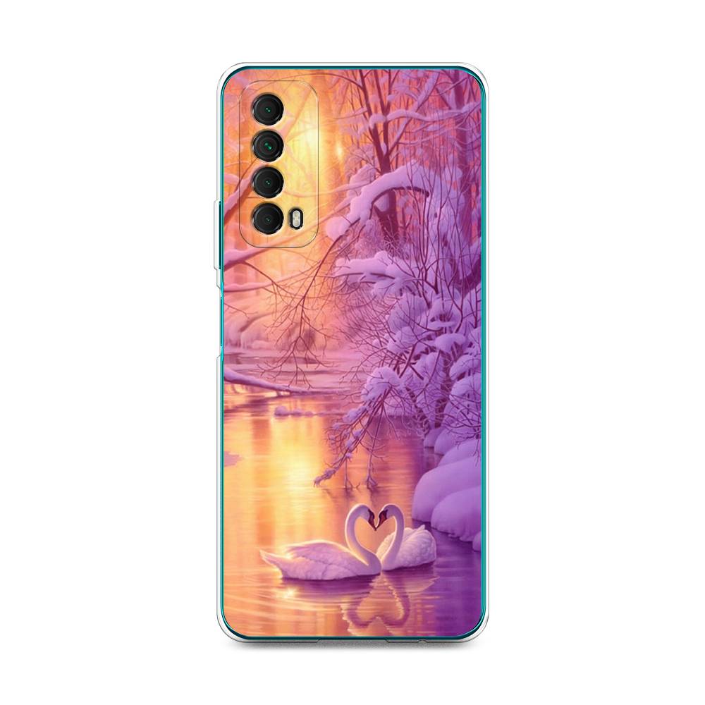 

Чехол для Huawei P Smart 2021 "Зима 1", Фиолетовый;желтый, 6104750-2