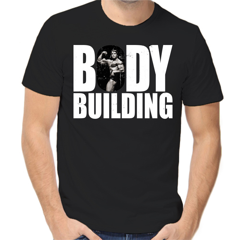 

Футболка мужская черная 50 р-р body building, Черный, fm_body_building