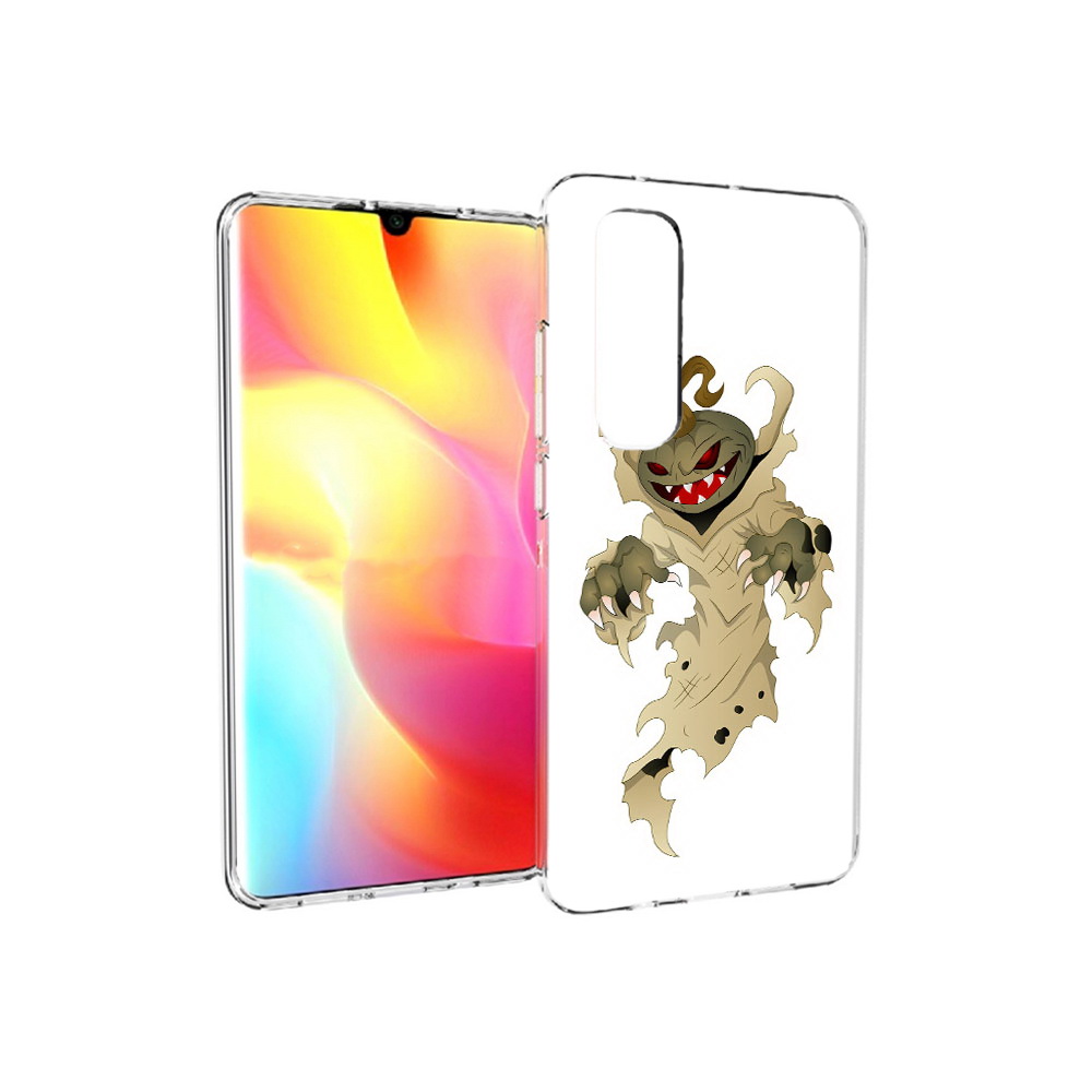 

Чехол MyPads Tocco для Xiaomi Mi Note 10 Lite призрак хэллоуина (PT149714.254.555), Прозрачный, Tocco