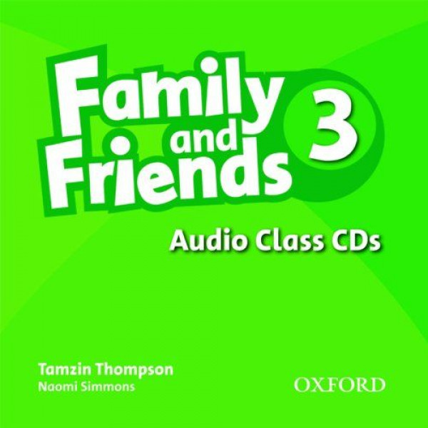 фото Книга family and friends 3. class audio cds oxford