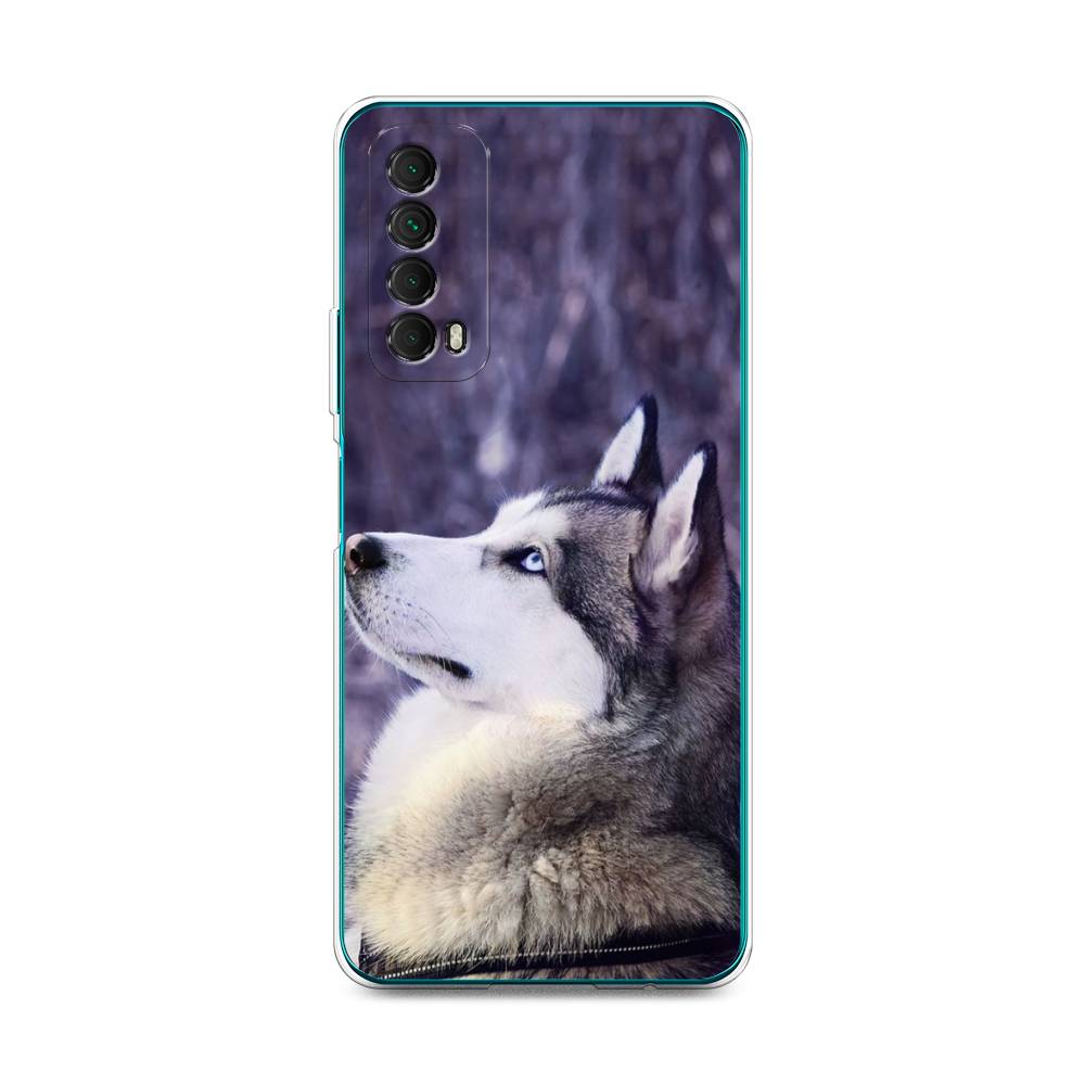 

Чехол для Huawei P Smart 2021 "Хаски 1", Фиолетовый;белый, 6104750-1