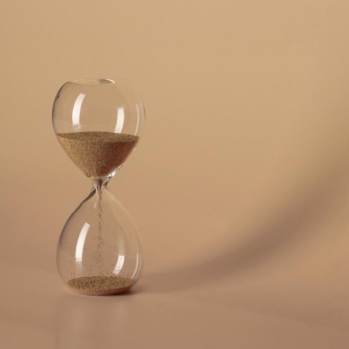 фото Песочные часы витани, 5 х 12.5 см, золотой песок nobrand