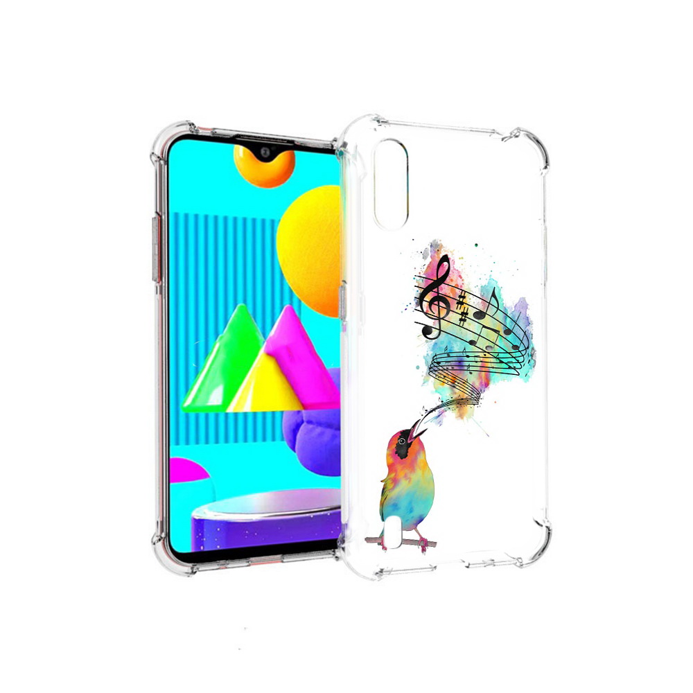 Чехол MyPads Tocco для Samsung Galaxy M01 певчая птичка (PT151401.486.536)