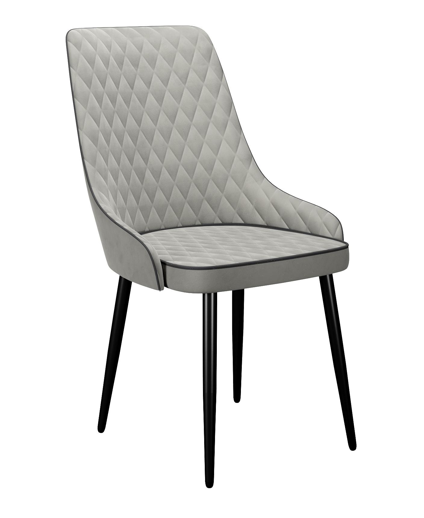 

Стул DIKLINE 305 черный микровелюр 35x45x86 см (2 шт) для гостиной, 305