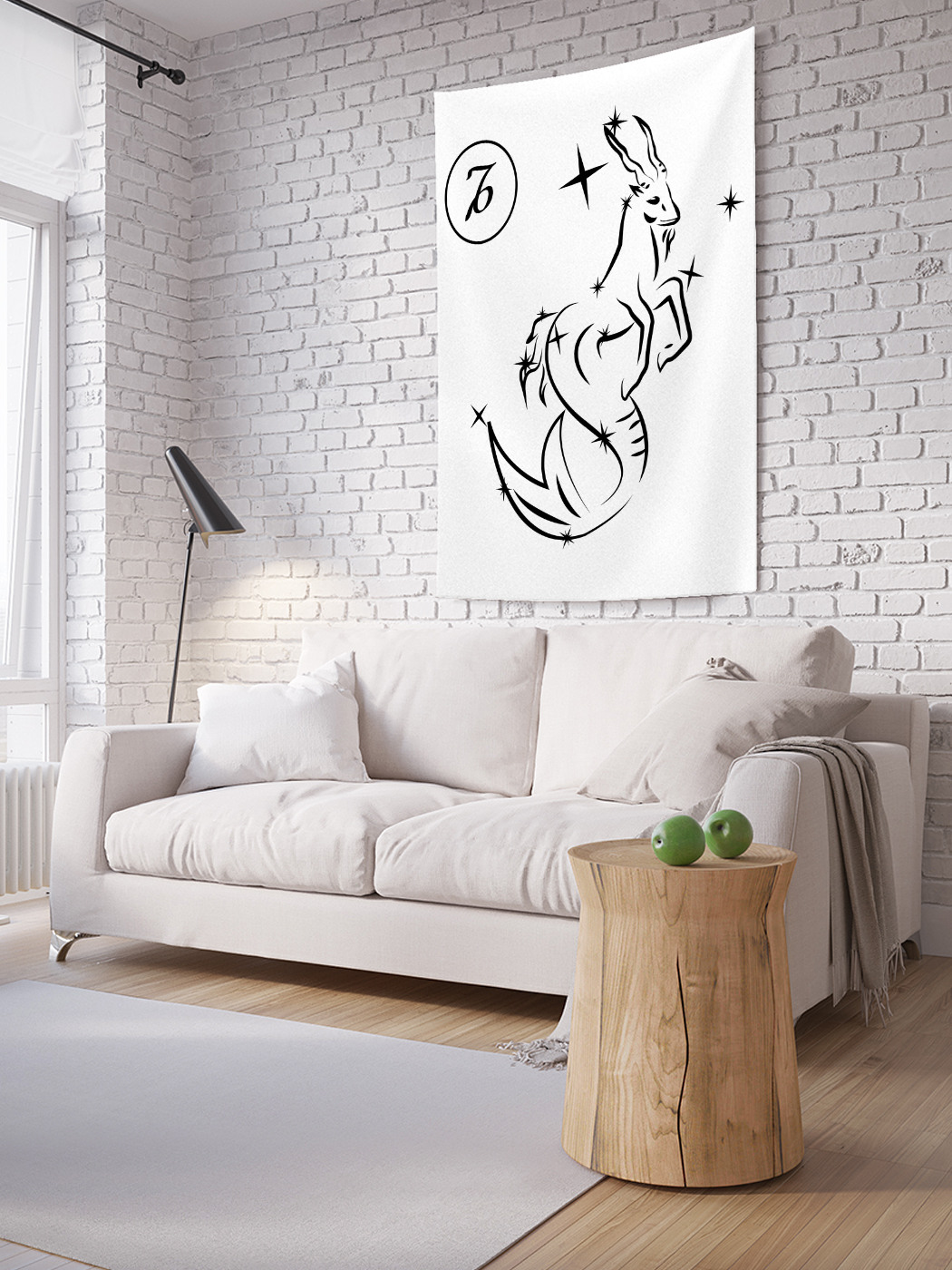 

Вертикальное фотопанно на стену JoyArty Созвездие Козерога 100x150 см, Созвездие Козерога